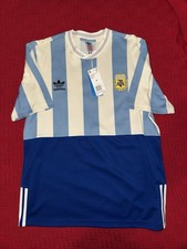 2018 Adidas Authentic ARGENTINA World Cup Retro Mashup Jersey Shirt - Maradona