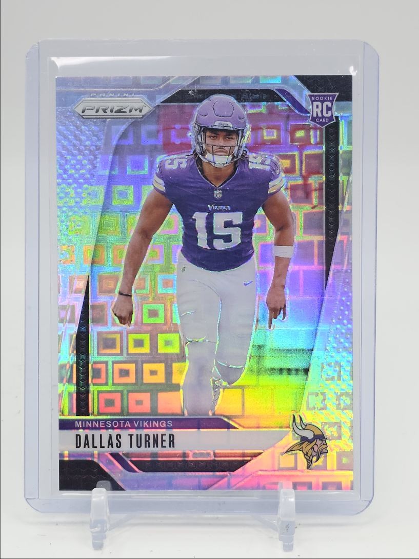 DALLAS TURNER 2024 PANINI PRIZM ROOKIE PANDORA VIKINGS #324 RC /400 Q6011