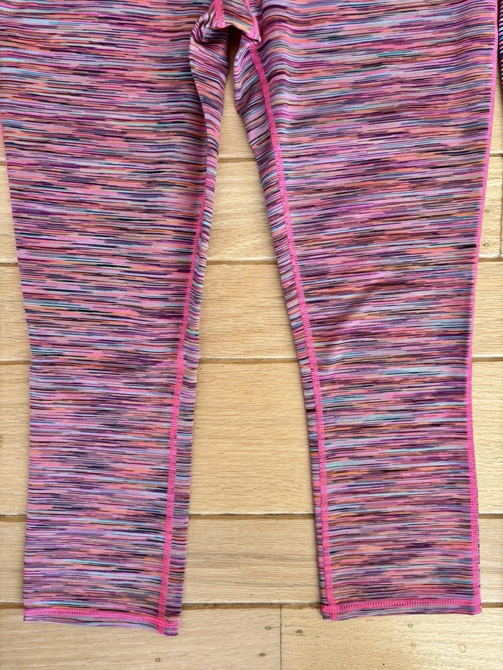 Lote 2 Leggings Capri IDEOLOGY Para Mujer Talla XS Multicolor Rayas Elastizados Recortados Foto 4 de 4