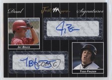2007 Just Minors Dual Signatures Black 2/2 Jay Bruce Todd Frazier Auto 10lp