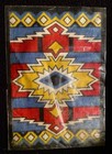 RARE INDIAN BLANKET Flannel Rug TOBACCO FELT Cigarette Native American 1890-1900 — photo 1