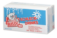 BUSSY Wassereis Mix 200x40ml Kirsche Pfirsich Waldmeister Cola Zitrone