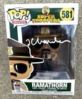 RAMATHORN Jay Chandrasekhar SIGNED & SKETCH Funko Pop PSA/DNA Super Troopers
