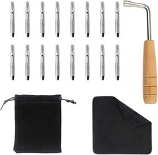 16 PCS Tuning Pin Widely for Lyre Harp,Zithers,Harpsichord,Dulcimer,And
