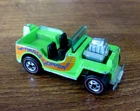 Hot Wheels Redline 1974 Grass Hopper Jeep Flying Colors Series Green