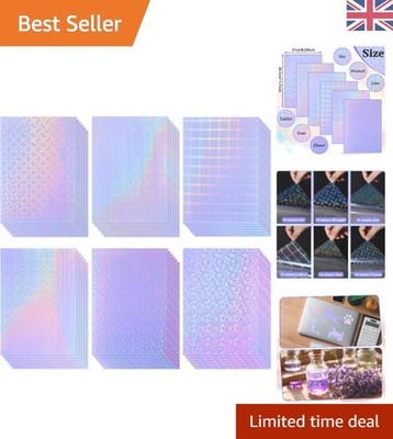 36 Stück A4 Vinyl holografische Blätter - Multi-Muster Basteln Freude