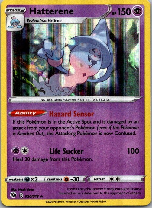Hatterene Holo Rare Champion's Path 20/73 NM