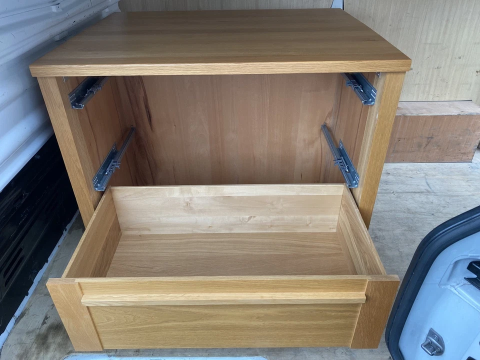 Freestanding solid wood kitchen island M&S Sonoma range H90xW100xD80cm - Image 4 of 4