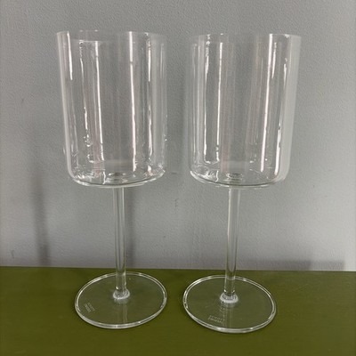2 West Elm Schott Zwiesel Germany MODO Triton Crystal 13.9 floz Red Wine Glasses
