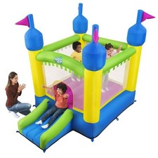 H2OGO Castletopia Inflatable Bounce House with Slide and Blower, Indoor/Outdoor