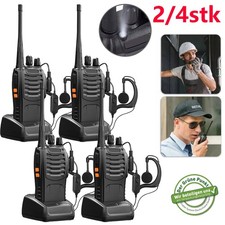 2/4x Baofeng Walkie Talkie BF-888S Sprechfunkgeräte 2KM Handfunkgerät 16 Kanäle