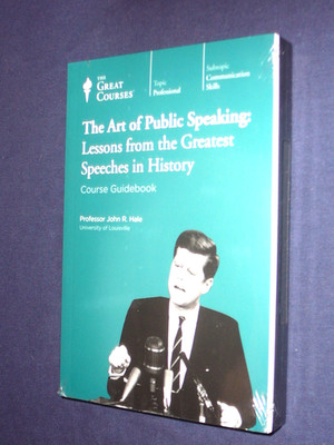 Teaching Co Great Courses  CDs :       ART OF PUBLIC SPEAKING       new & sealed