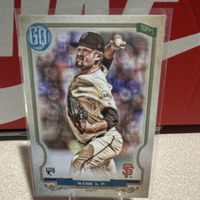 Topps 2020 Gypsy Queen Logan Webb Rookie #108 San Francisco Giants MLB Card. rookie card picture