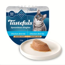 Blue Buffalo Tastefuls Spoonless Singles Natural Wet Cat Food Paté - Chicken Ent