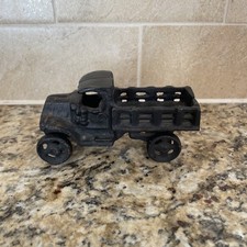 VINTAGE CAST IRON AC WILLIAMS MACK STAKE TRUCK