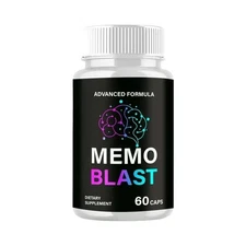 Memo Blast Capsules – MemoBlast Natural Memory Focus Support- 60 Capsules