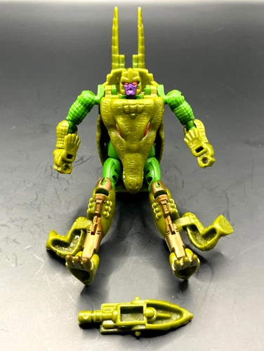 Vintage Transformers Beast Wars Megatron Crocodile Alligator Figure Complete