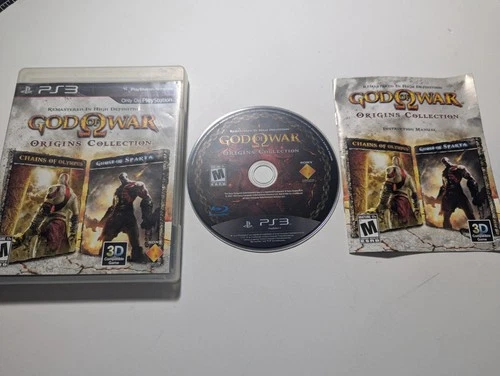God of War: Origins Collection (PlayStation 3 PS3, 2011) CIB, Tested.