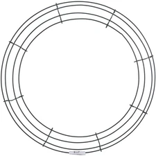 Panacea Wire Wreath Frame-16" - 36005
