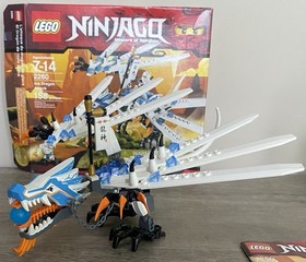 Lego Ninjago Ice Dragon Attack 2260 Zane Box 100% Complete Pilot Season 2011