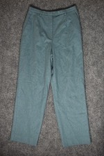Vintage Pendleton 100 Virgin Wool Aqua Trousers Petite Sz 10