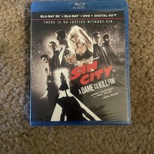 Sin City: A Dame to Kill For - Blu-Ray 3D + Blu-Ray + DVD -Mickey Rourke, New!