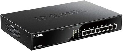 D-Link DGS-1008MP 8-Port Desktop Gigabit Switch 8 x 10/100/1000 BASE-T Ports Neu