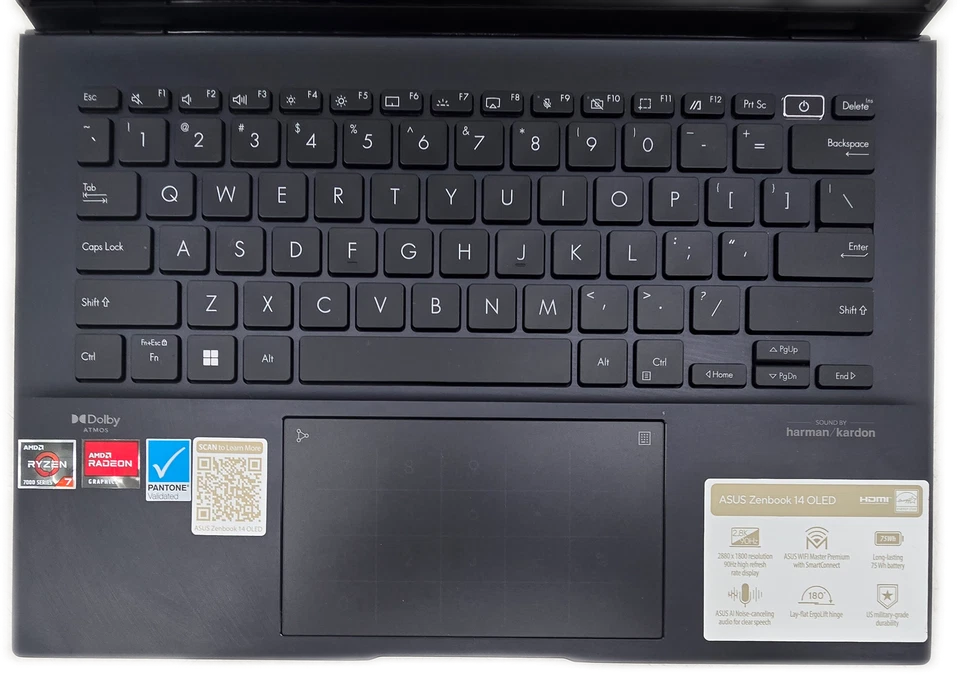 Asus Zenbook UM3402YA Ryzen 7 16GB 512GB SSD Windows 11 Home - Image 3 of 4