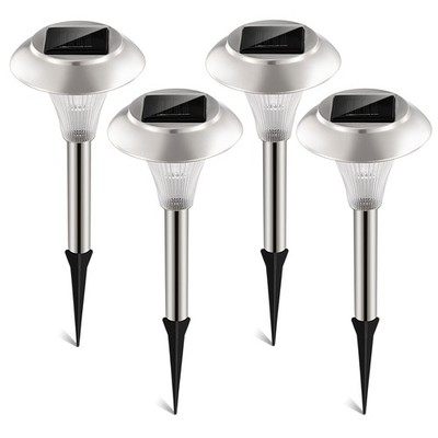 4Packs Solar Garden Lights Outdoor IP44 Waterproof Pathway Color Changing Lamps