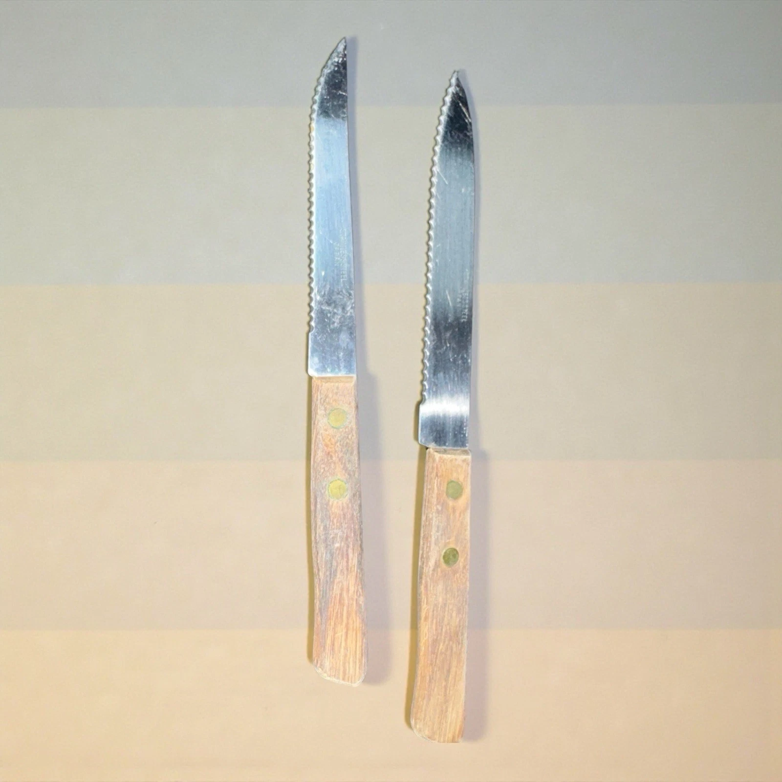 2 - Forgecraft Steak Knives Made In Japan Vintage