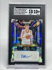 DALTON KNECHT 2024-25 PRIZM DRAFT SENS ROOKIE BLUE ICE RC AUTO /75 SGC 10 Q4385