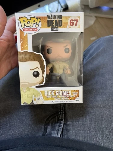 Funko POP! Television The Walking Dead Rick Grimes Prison Yard #67 DAMAGED BOX