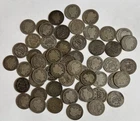 55 Barber Silver Dime $5.50 Face Various Mix Dates 1892–1916 90% Silver Lot #506