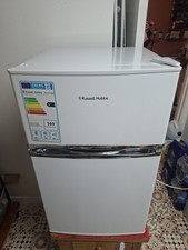 RUSSELL HOBBS UNDER COUNTER TWO DOOR FRIDGE FREEZER IN WHITE