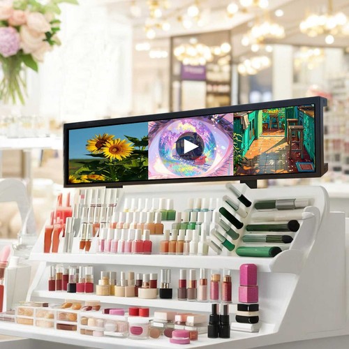 21.3" 1920x360 500 nits IPS USB2.0 LCD Monitor, Auto Play ,Rotate ,Split Screen - 第 8/11 張圖片