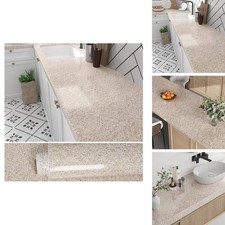 VEELIKE White Granite Contact Paper 32''x354'' Peel and Stick Waterproof