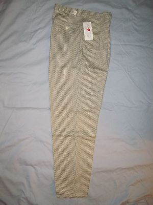 80's Vintage MOTTO Red Dot Wonderfulness Side Swipe Black/White 30W Pants  Jeans!