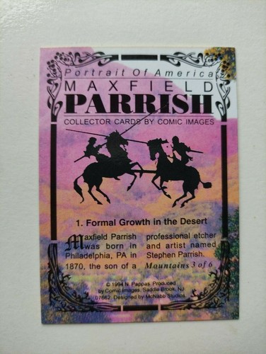 Maxfield Parrish portrait of America trading cards set 90 mint FPG 1994 - Foto 2 di 2