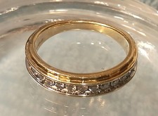 NEW Men's 1/2ctw Diamond Wedding Band 10K Yellow Gold Ring Size 10 from Dillards