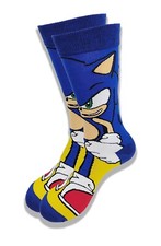 Sonic Game Character Design Crew Socks