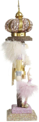 Kurt Adler 14-Inch Hollywood™ Ballet and Crown Nutcracker - Picture 6 of 8