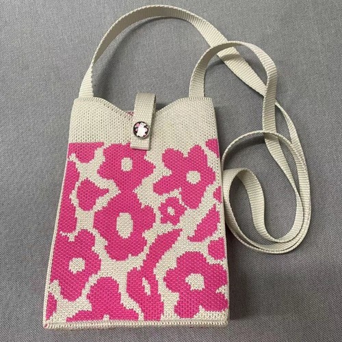 Mini Knot Wrist Bag High-capacity Phone Bag New Knit Handbag Women - Picture 17 of 20