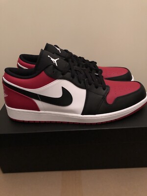 Nike Air Jordan 1 Low  Bred Toe  553558-612 US16 UK15 EU50,5 CM34
