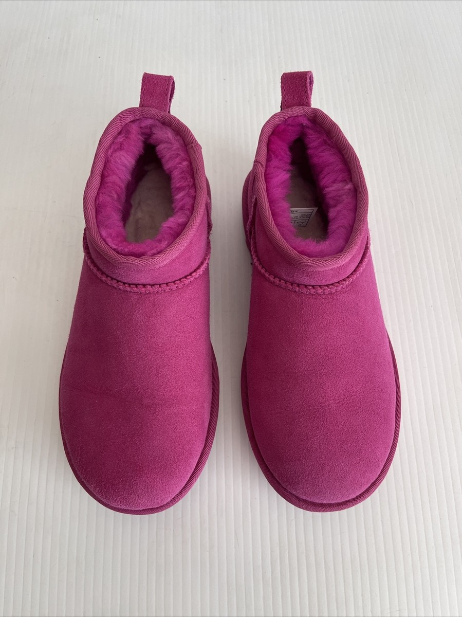 NEW UGG Women's Classic Ultra Mini Boot - 1116109 - Pink - Size 5