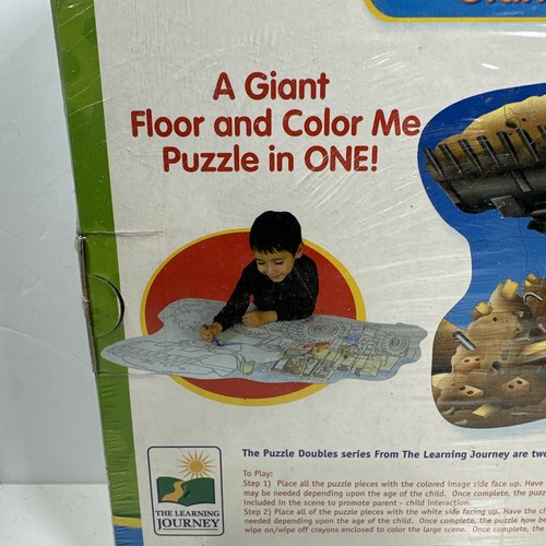 Learning Journey Puzzle Doubles Giant Digger 30 Pc Floor Puzzle 3' x 2' NEW - Picture 4 of 5
