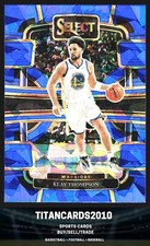 2023-24 Select Concourse Blue Cracked Ice Klay Thompson Golden State Warriors