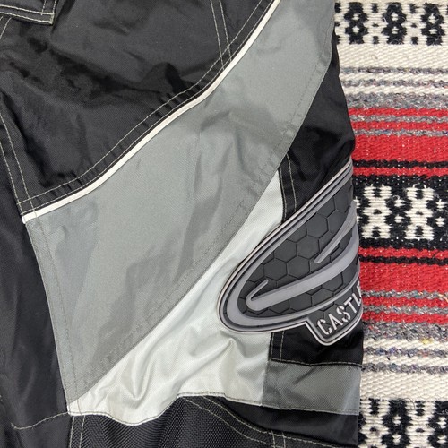 Castle X Racewear Insulated Snow Pants Youth Sz M Black Reflective Snow Pants - Picture 4 of 15