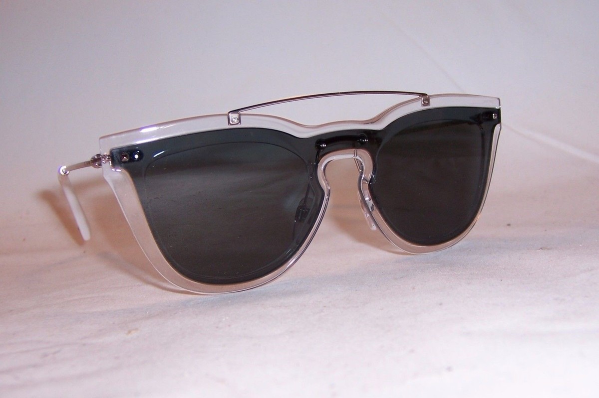 NEW VALENTINO SUNGLASSES VA 4008 502487 TRANSPARENT/SMOKE  display picture 1