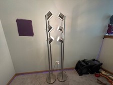 Modern Silver Living Room Standing Floor Lights