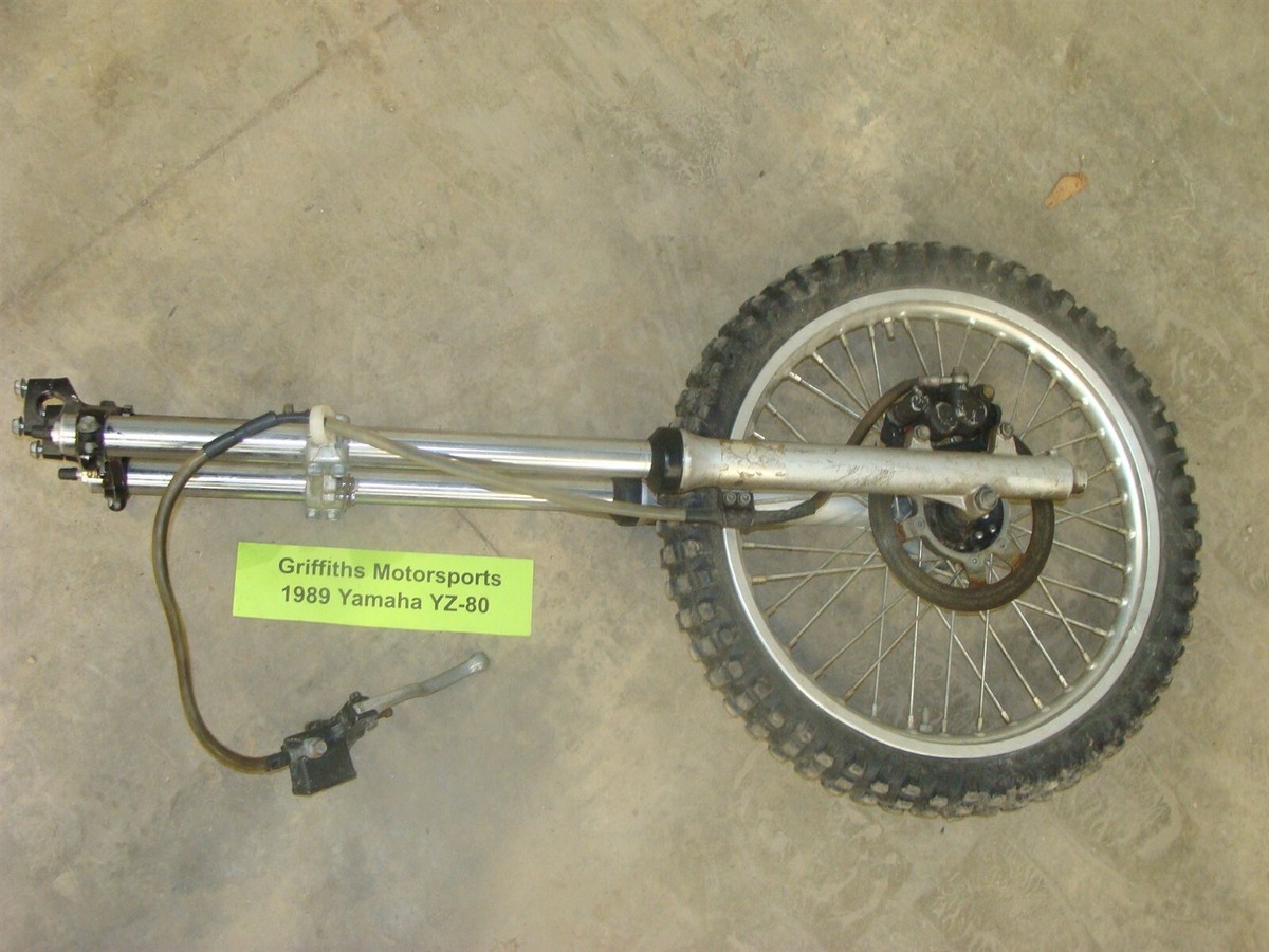 1989 Yamaha YZ80 88 90 91 92 front forks shocks brake 1989 Yamaha YZ80 88 90 91 92 front forks shocks brake